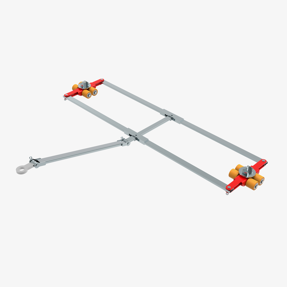 Produktbild von tigerhebezeuge schwerlast transportfahrwerk schwerlastfahrwerk fuer iso container typ IC60D