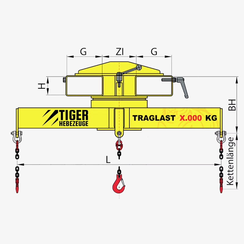 Technisches Bild für tiger-sonder-stapler-drehtraverse-fuer-big-bags-serie-TA-QD-GT-zeichnung