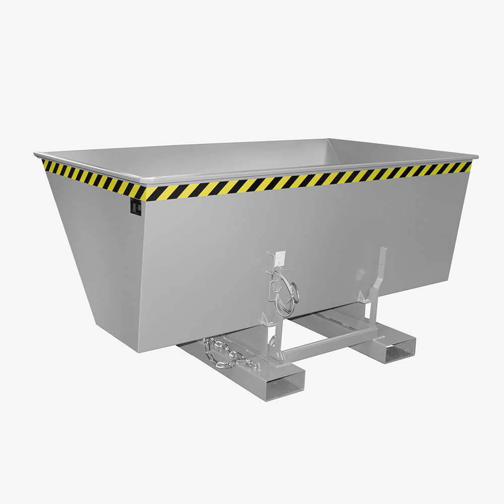 Produktbild von tigerhebezeuge kippbehaelter grau lackiert typ AK 150 GRAU 01 x