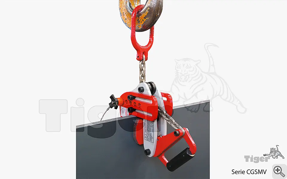 Produktbild von Automatik-Sicherheits-Blechklemme - Glatte Platten per Kran heben blechklemmen-cgsmv-1-kran-hebetechnik