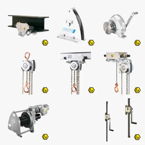 TigerHebezeuge-Shop ATEX-Hebezeuge Hebezeuge für die ATEX-Zone