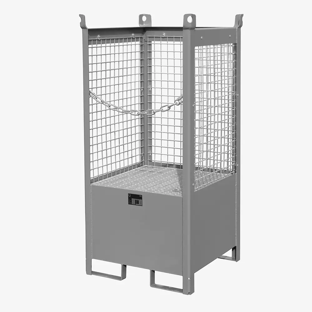 Produktbild von tigerhebezeuge fass stapelpalette grau lackiert typ FSP 1 D GRAU 01 x