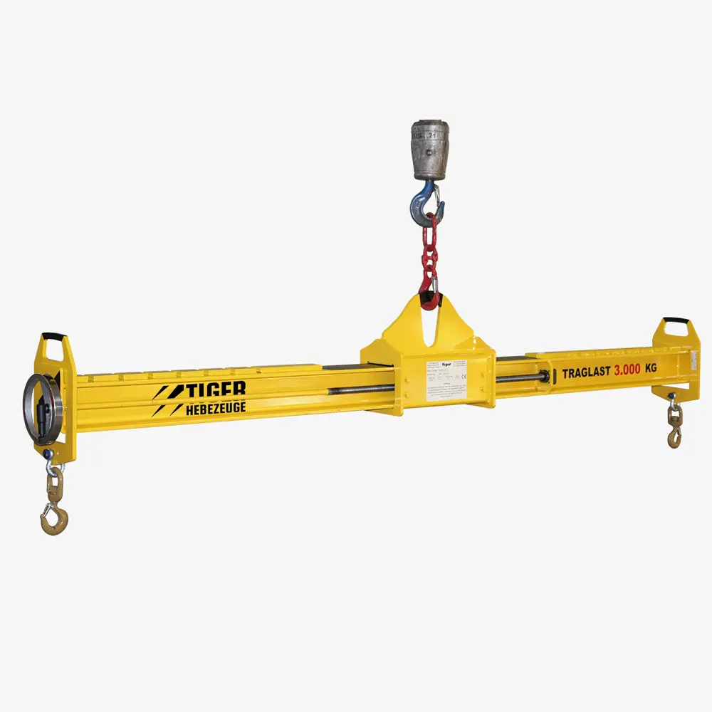 Produktbild von Tiger Balken-Traverse mit per Spindel verstellbarer Kranaufhängung tiger-balkentraverse-mit-per-spindel-verstellbarer-kranaufhaengung-krantraverse-serie-TAV-RS-ST