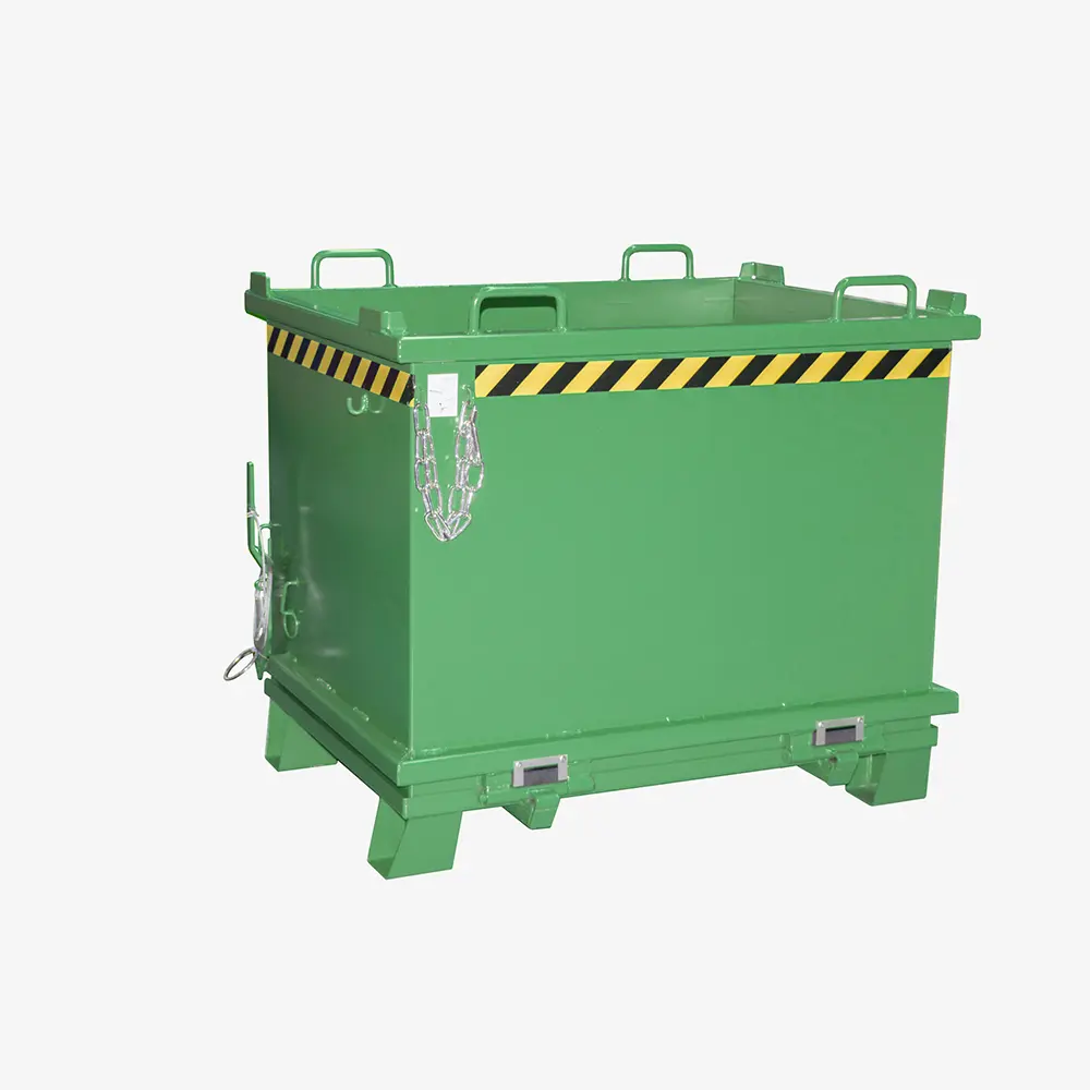 Produktbild von tigerhebezeuge klappbodenbehaelter gruen lackiert typ SB 1000 GRUEN 01 x