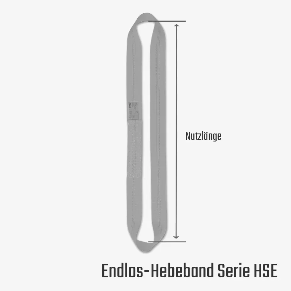 Zum Vergrößern anklicken Technisches Bild für tigerhebezeuge-textile-anschlagmittel-endlos-hebeband-serie-HSE-zeichnung