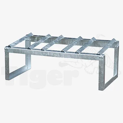 Produktbild von Fassauflage für 60-l-Fässer, verzinkt zur liegenden Fass-Lagerung fassauflage-fa-60-3-v