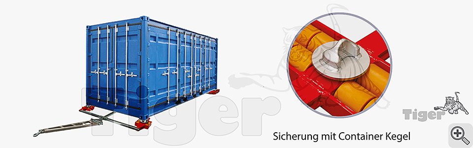 Technisches Bild von Container-Transportfahrwerke - Schwerlastfahrwerke für ISO-Container TH: 110 + 180 mm Technisches Bild für container-transportfahrwerk-ic-2