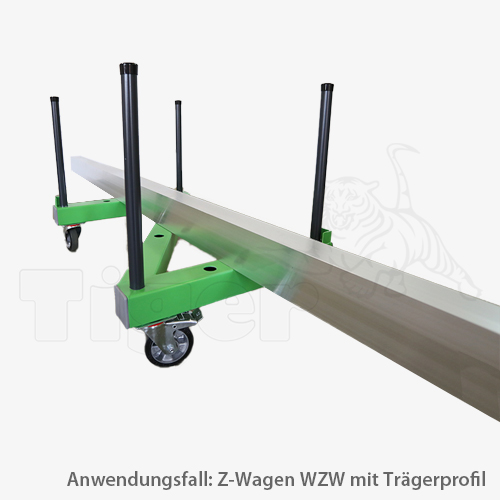 2. Produktbild zu z wagen transport rollwagen serie wzw profil tigerhebezeuge