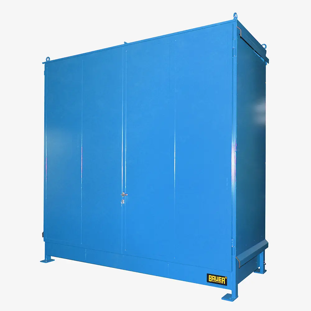 Produktbild von tigerhebezeuge regalcontainer blau lackiert typ cen 33 2 ibc blau 01 x
