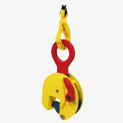 Produktbild von Terrier Vertikal-Hebeklemme T-STS mit großem Greifbereich für Stahlplatten leichtgewichtige Schwerlast-Hebeklemme für Platten aus Stahl (max. HRC 37-345 Hb) terrier-vertikal-hebeklemmen-t-sts