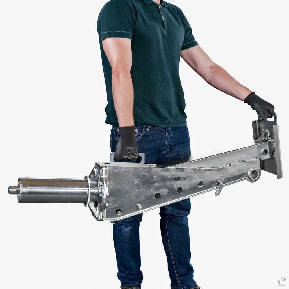 Drehkran Davit – modularer 360° Outdoor-Schwenkkran mit Seilwinde
