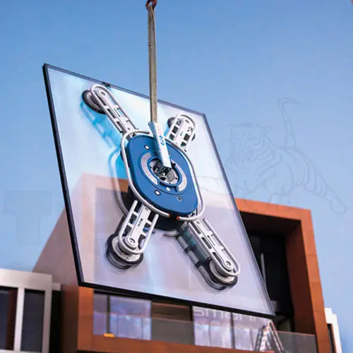 Produktbild von Vakuum-Hebegeräte für den Kran, 90° schwenkbar, 360° drehbar mit Akku Serie LIFTMASTER-QUADRO vakuum-hebeanlage-liftmaster