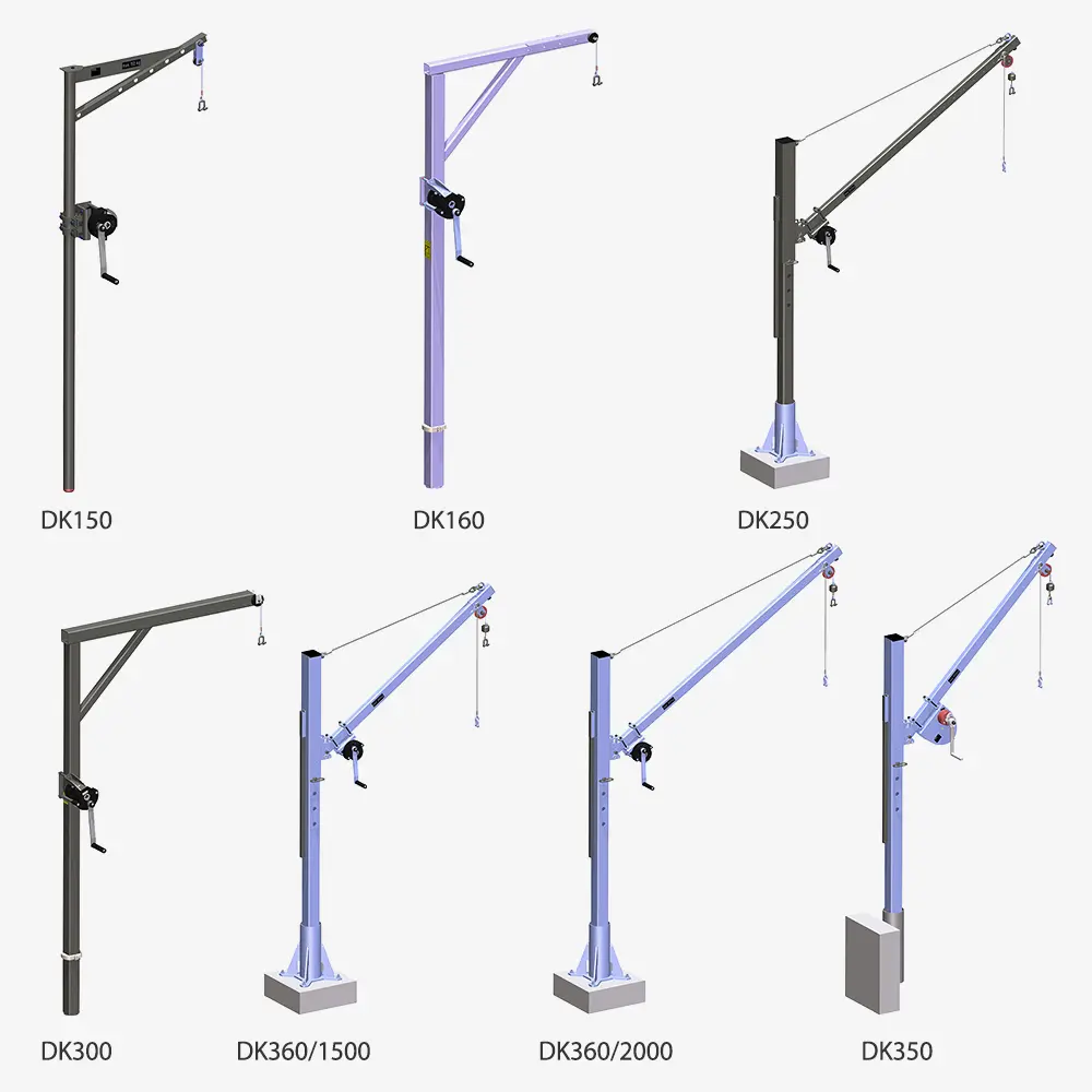 Technisches Bild für outdoor-drehkran-fuer-abwasser-klarbecken-klaeranlagen-serie-DK-alle