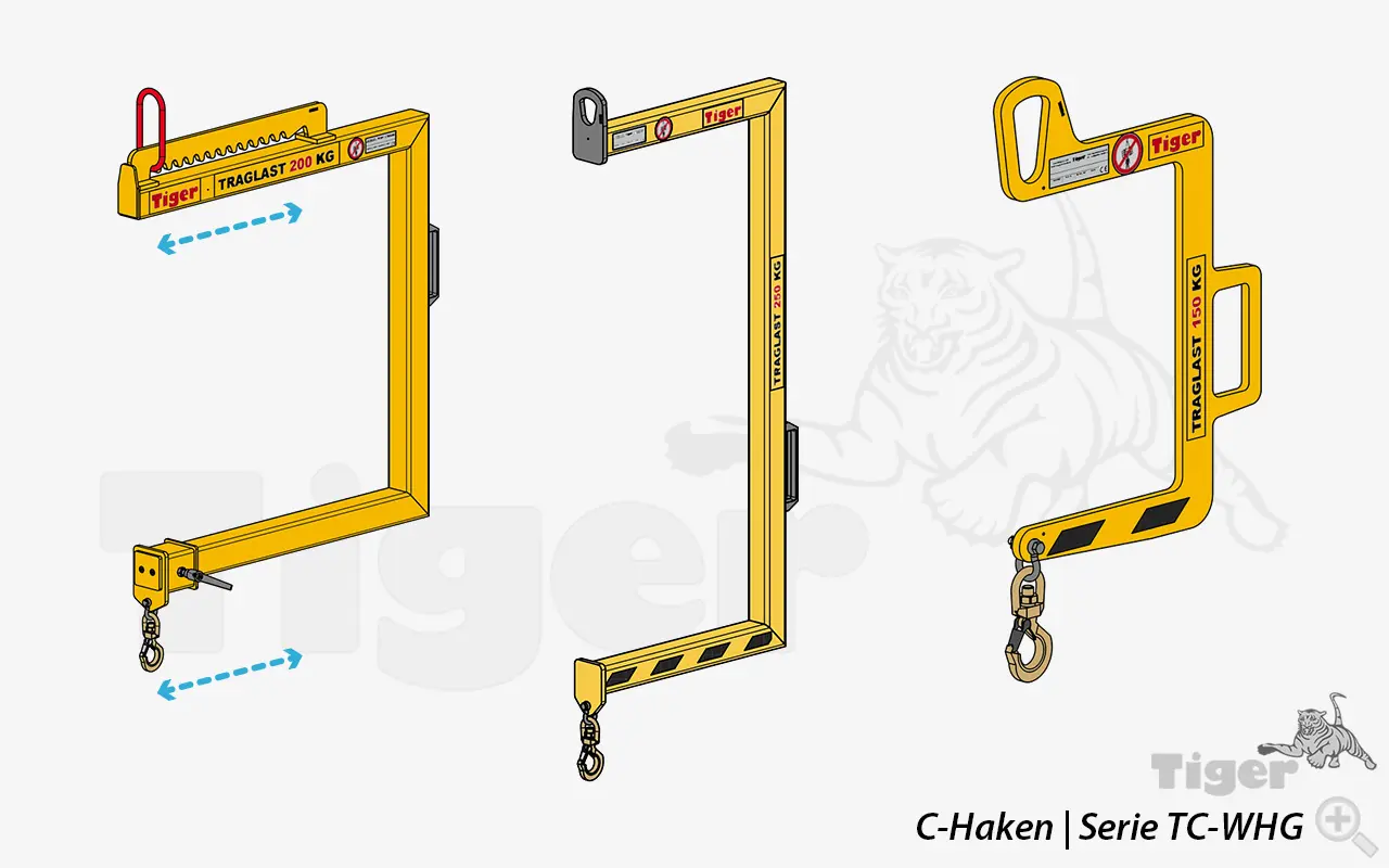 Produktbild von c haken tc whg lasthaken 4