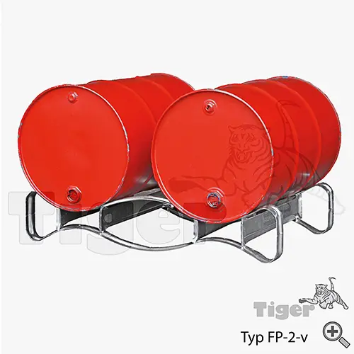 Produktbild von Fasspalette zur liegenden Fass-Lagerung, verzinkt fasspalette-fa-2-v