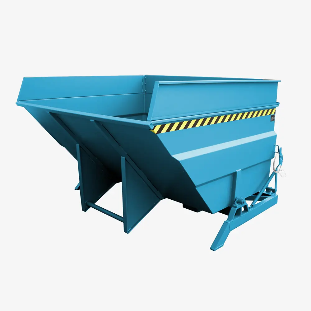 Produktbild von tigerhebezeuge kippbehaelter blau lackiert typ BKC 400 BLAU 01 x