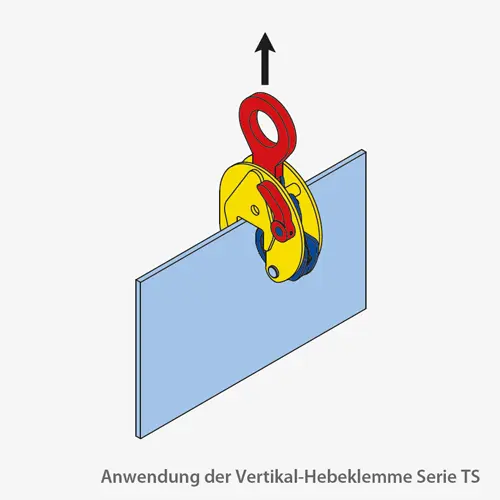 3. Produktbild zu terrier vertikal hebeklemmen TS anwendung 3. Produktbild zu terrier vertikal hebeklemmen TS anwendung