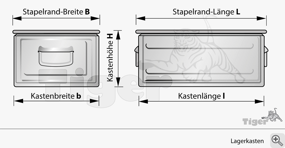 2. Produktbild zu lagerkasten ssi 14 6 tigerhebezeuge