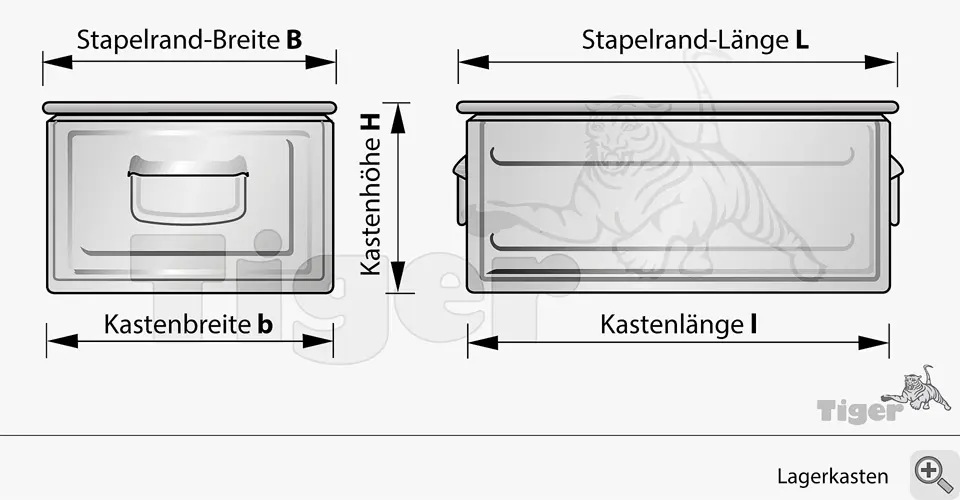2. Produktbild zu lagerkasten ssi 14 6 tigerhebezeuge 2. Produktbild zu lagerkasten ssi 14 6 tigerhebezeuge