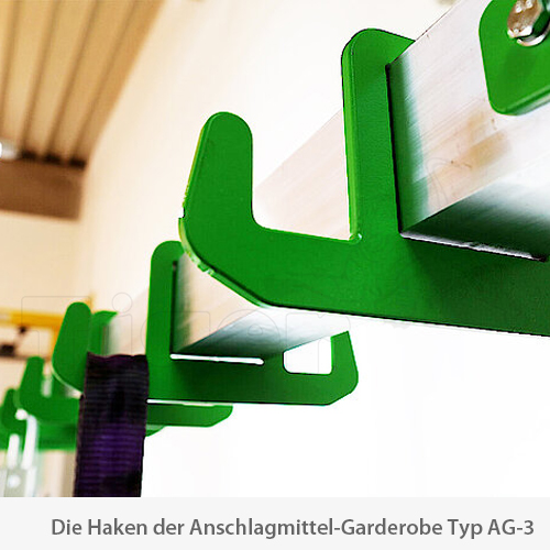 4. Produktbild zu anschlagmittelgarderobe-serie-w-ag-haken