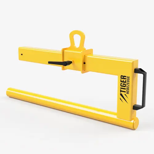 Produktbild von Tiger Sonder-C-Haken mit verstellbarer Kranaufhängung und langem Tragdorn Serie Sonder-TC-3-4-D-RS TigerHebezeuge-Shop Sonder-C-Haken Sonder C-Haken mit Tragdorn