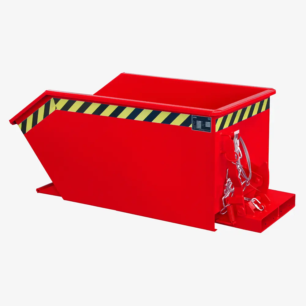 Produktbild von tigerhebezeuge kippbehaelter rot lackiert typ GU 300 ROT 01 x