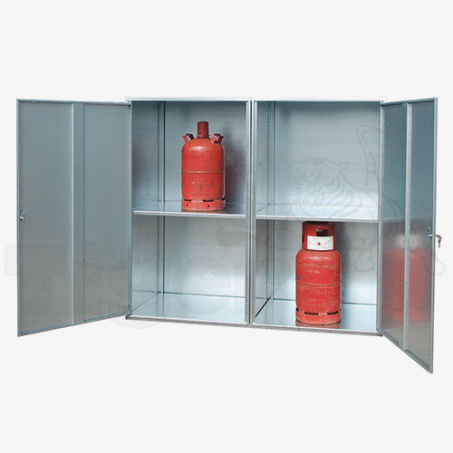 Produktbild von gasflaschenschrank container gfd g 2 offen