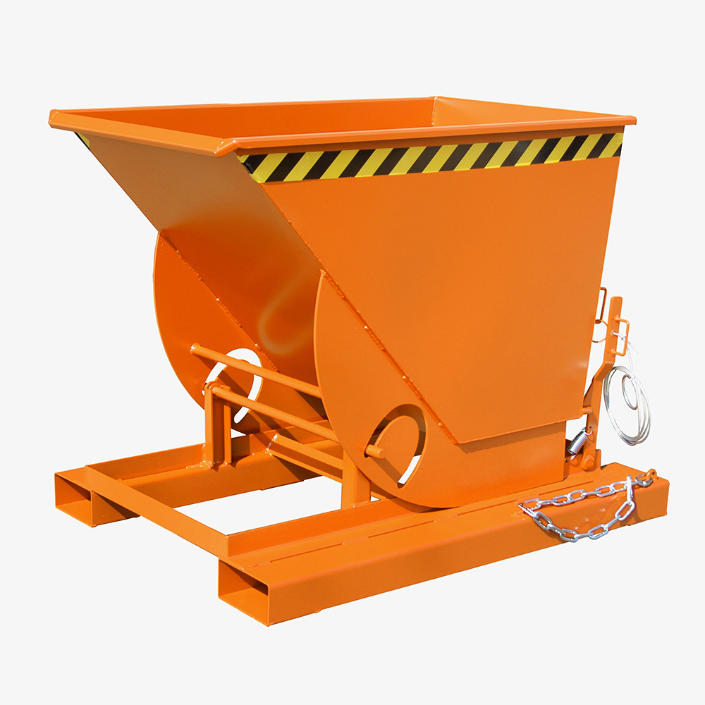 Produktbild von tigerhebezeuge kippbehaelter orange lackiert typ AK 50 ORANGE 01 x