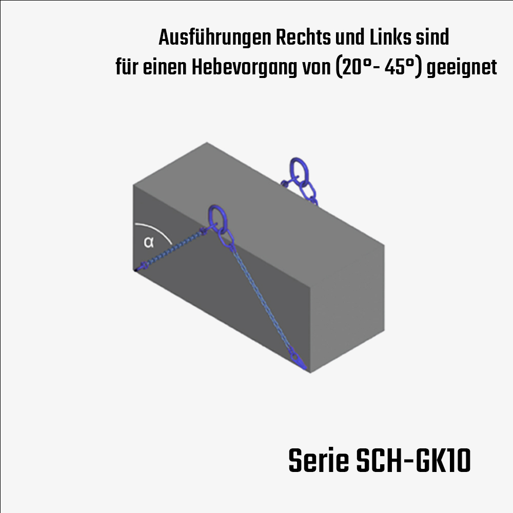 Containerhaken nach EN 1677 für den Containerumschlag