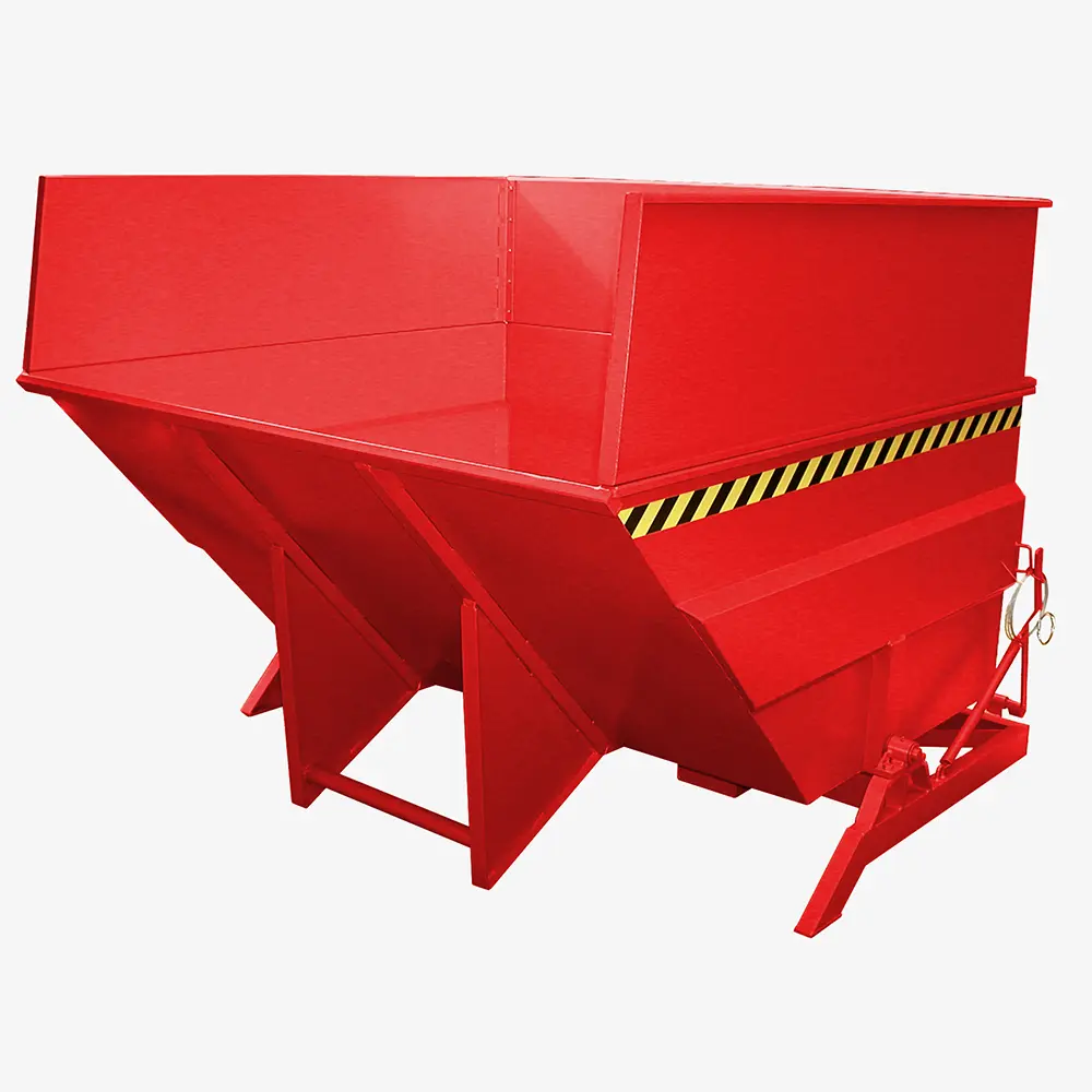 Produktbild von tigerhebezeuge kippbehaelter rot lackiert typ BKC 500 ROT 01 x