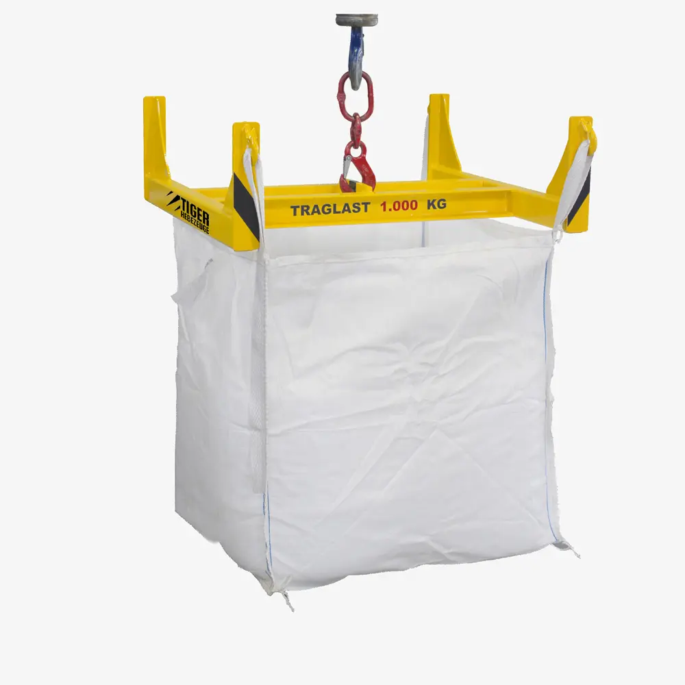 Produktbild von Tiger Big-Bag-Traverse mit negativer Bauhöhe - BigBags heben und entleeren tiger-big-bag-traverse-in-niedrigbauweise-serie-BBQ-NN-mit-geringer-bauhoehe