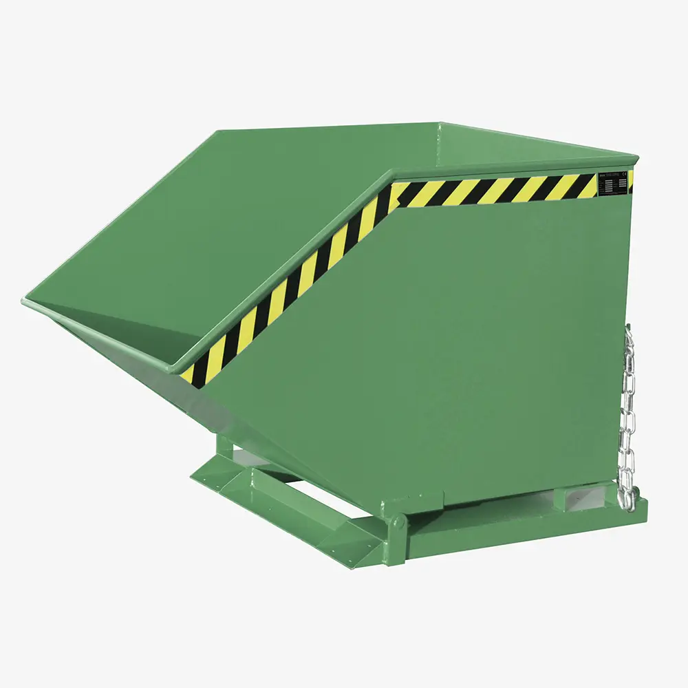 Produktbild von tigerhebezeuge kippmulde gruen lackiert typ KK 800 GRUEN 01 x