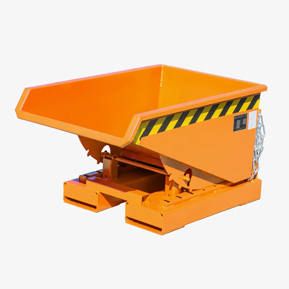 Produktbild von tigerhebezeuge kippbehaelter orange lackiert typ EXPO 150 ORANGE 01 x