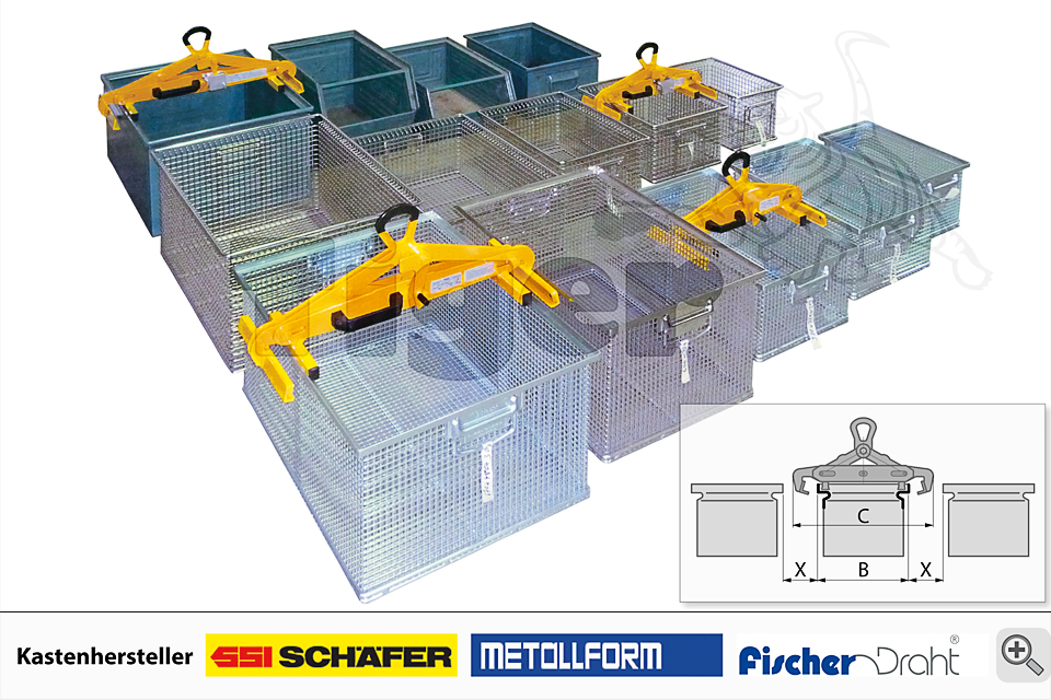 2. Produktbild zu kastengreifer ka stahlblechkaesten