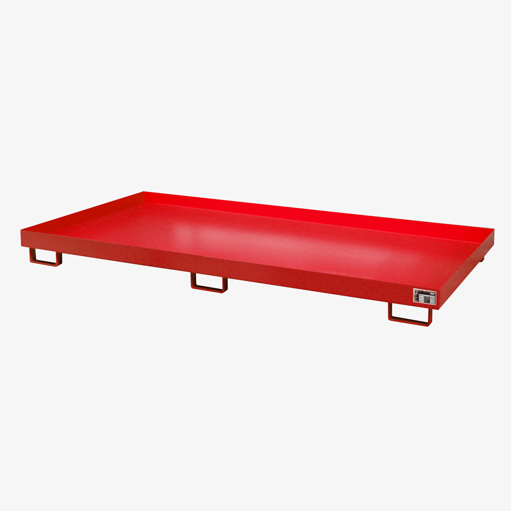 Produktbild von tigerhebezeuge regalwanne auffangwanne fuer hochregal typ RW 2700 rot