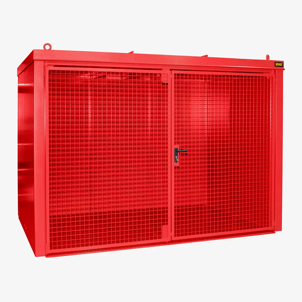 Produktbild von tigerhebezeuge gasflaschen container rot lackiert typ GFC B M4 ROT 01 x