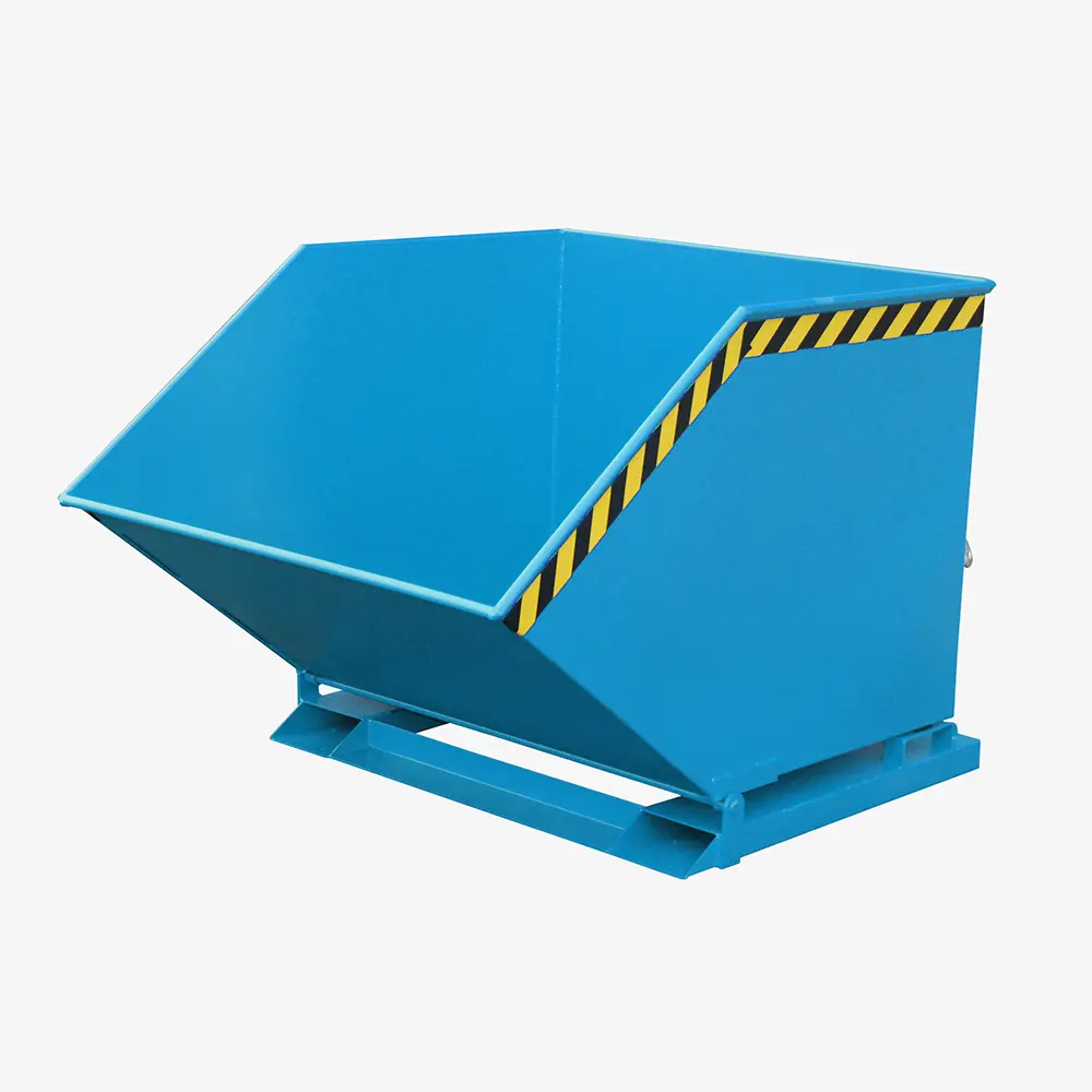 Produktbild von tigerhebezeuge kippmulde blau lackiert typ KK 1000 BLAU 01 x