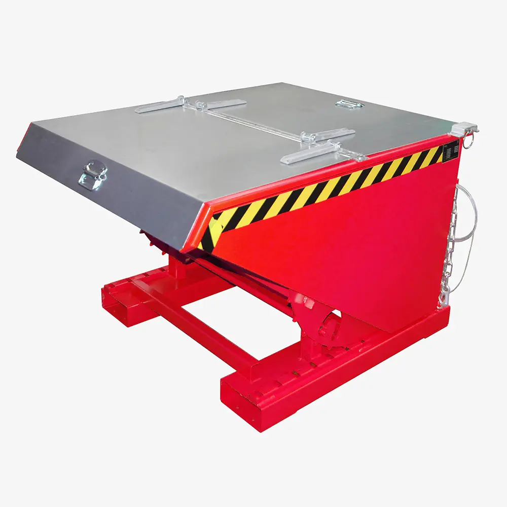 Stapler-Kippbehälter mit Abrollsystem und Seilzug - Unser Top-Seller