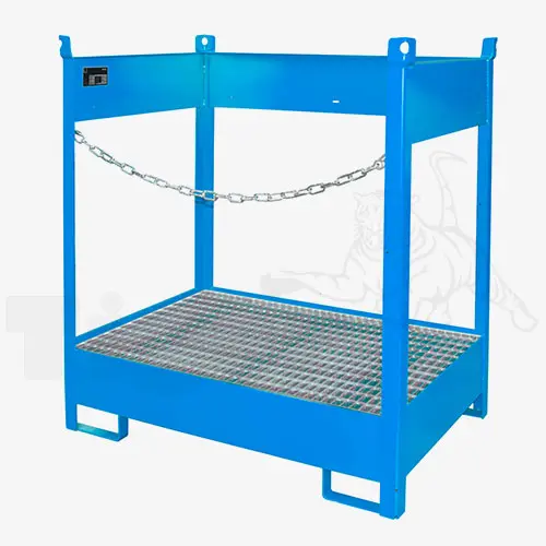 4. Produktbild zu fass-staplerpalette-fsp-2-blau 4. Produktbild zu fass-staplerpalette-fsp-2-blau