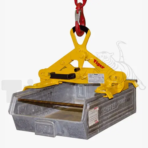 TigerHebezeuge-Shop Hebegreifer und Hebezangen Kastengreifer für Lagerkästen und Waschkörbe