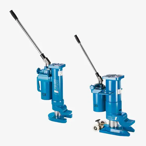 Produktbild von PFAFF-silberblau Maschinenheber mit integrierter Pumpe und großer Bodenplatte Serie MHP tigerhebezeuge-hydraulik-maschinenheber-mit-handpumpe-serie-MHP