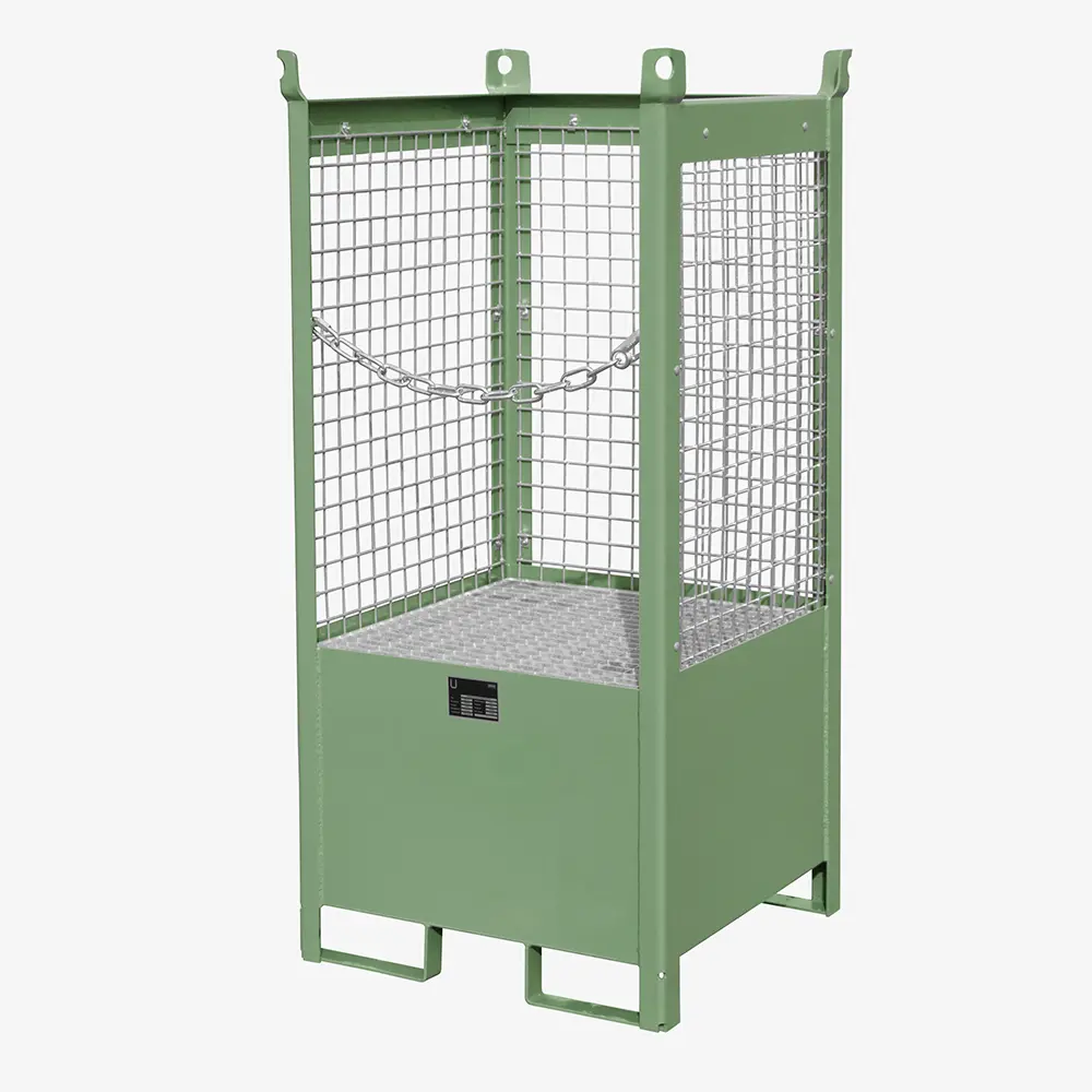 Produktbild von tigerhebezeuge fass stapelpalette gruen lackiert typ FSP 1 D GRUEN 01 x