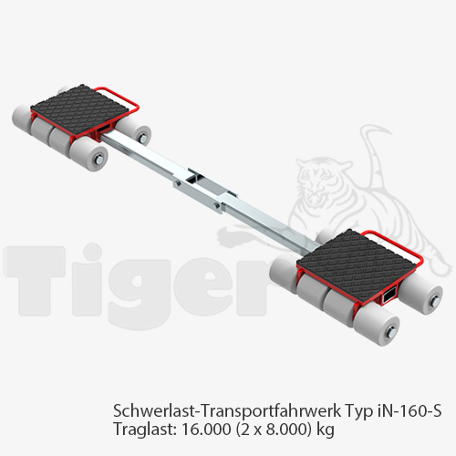 Produktbild von tigerhebezeuge schwerlast transportfahrwerk iN 160 S