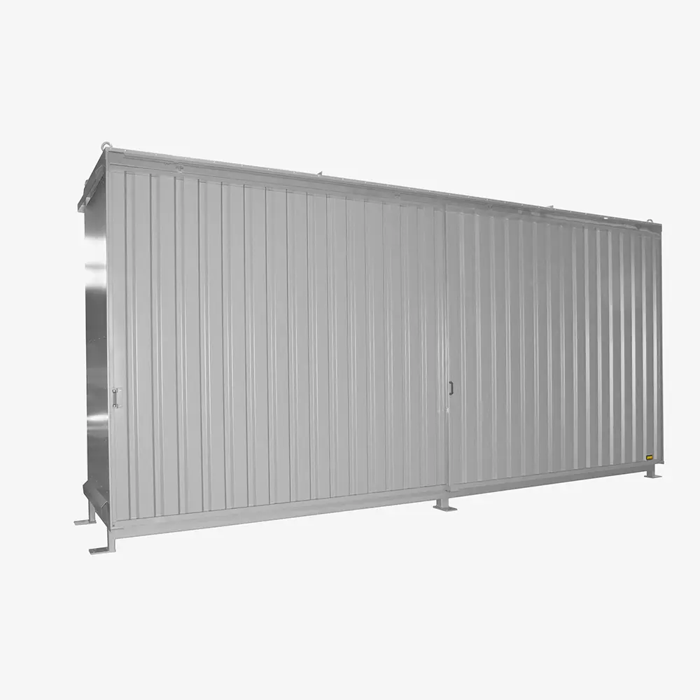 Produktbild von tigerhebezeuge regalcontainer grau lackiert typ cen 65 2 ibc grau 01 x
