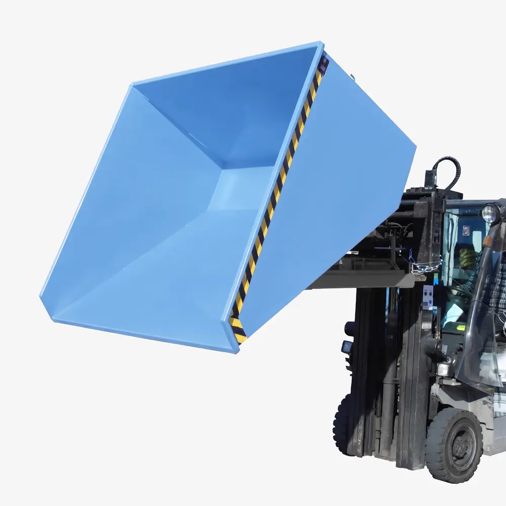 Produktbild von tigerhebezeuge kippbehaelter blau lackiert typ EXPO 1200 BLAU 03