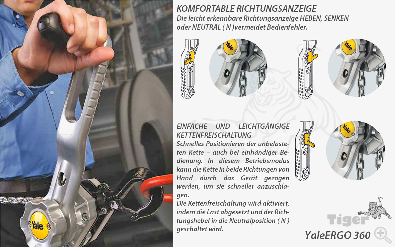 3. Produktbild zu ratschenzug yaleergo360 merkmale 1