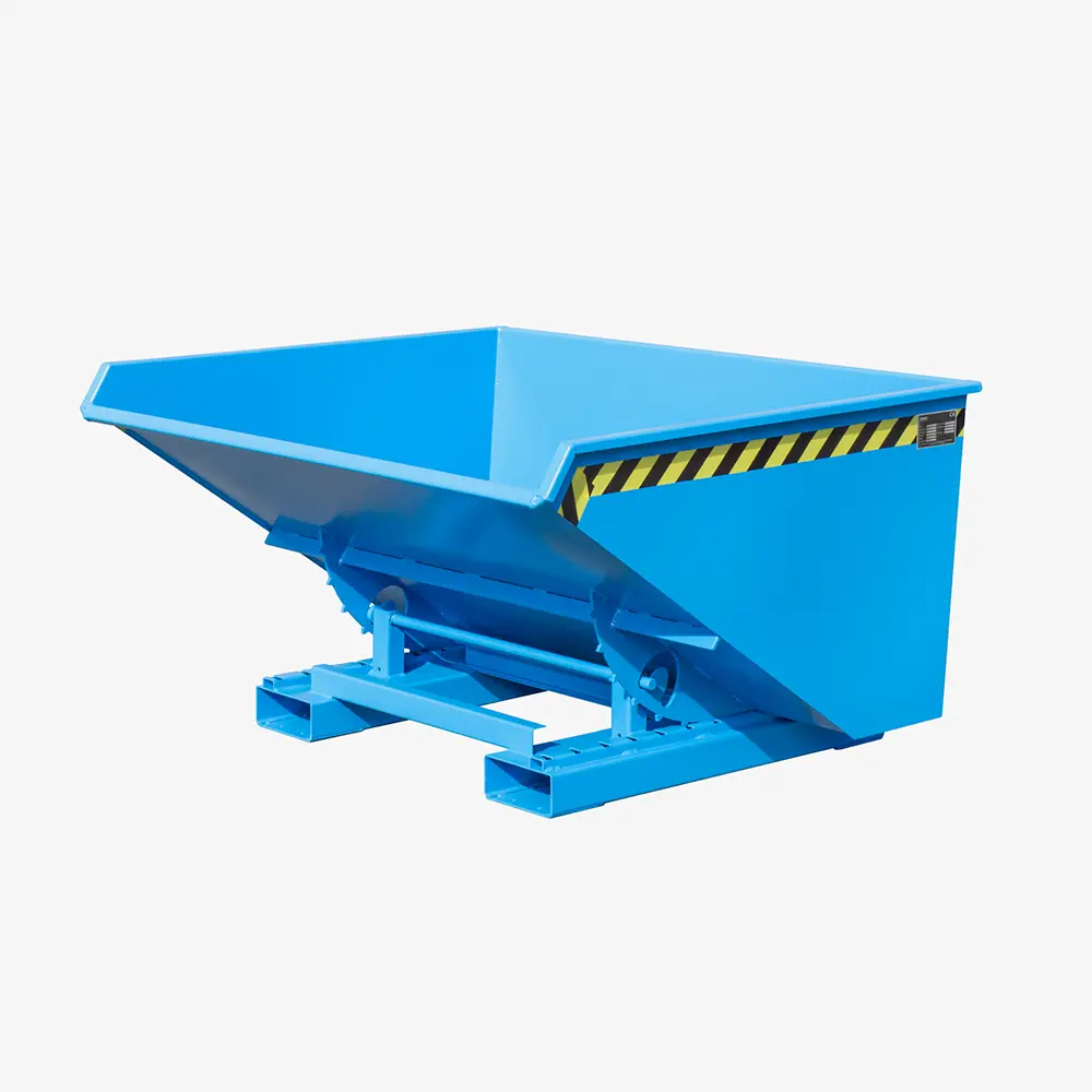 Produktbild von tigerhebezeuge kippbehaelter blau lackiert typ EXPO 900 BLAU 02 x