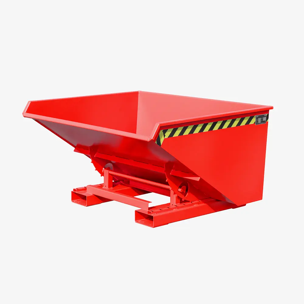 Produktbild von tigerhebezeuge kippbehaelter rot lackiert typ EXPO 900 ROT 02 x