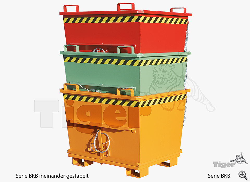 BAUER Mini-Klappbodenbehälter Typ MSB-250 für Gabelstapler BAUER Mini-Klappbodenbehälter Typ MSB-250 für Gabelstapler