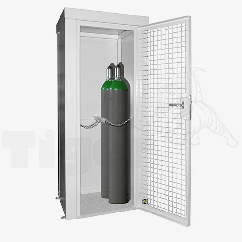 Produktbild von gasflaschenschrank container gfc b m1 grau weiss